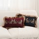 Nordic light luxury animal print leopard gold Colorful tassel lace living room decorative pillowcases, sofa cushions; medieval-style butterfly embroidered sofa pillowcases, model room decorative pillows, light luxury round living room cushions; Amazon cro