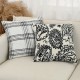 Cross-border Nordic ins chenille embroidered pillowcases for floral patterns for living room, sofa, and bedroom cushions.