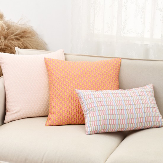 Cross-border Nordic ins retro American jacquard flower pillow, home decor for living room sofa model room cushions