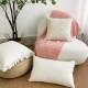Cross-border Nordic INSS Best-selling Solid Color Simple Sand-washed Cotton Placemats, Insulated Bowl Placemats, In Stock