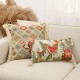 Sandwashed cotton wrinkled throw pillows, simple INs modern square lumbar pillows, European-style sofa and bedroom backrest cushions