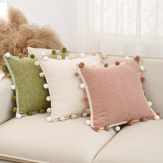 Nordic living room sofa pillowcase, small daisy flower, bay window cartoon girl pillow, bedside cushion