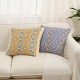 INS style butterfly mesh lace blue pillow, Japanese and Korean princess sofa bedroom decorative pillow.